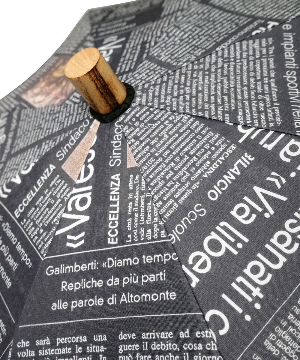 +RING レディース向け プラスリング 晴雨兼用（長ショート） PAPER-BLK T1403  sunshield 