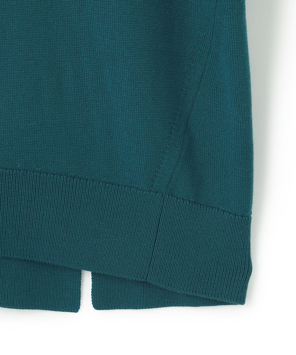 23区 【洗える】ウールミドルゲージ Vネック チュニック ニット 