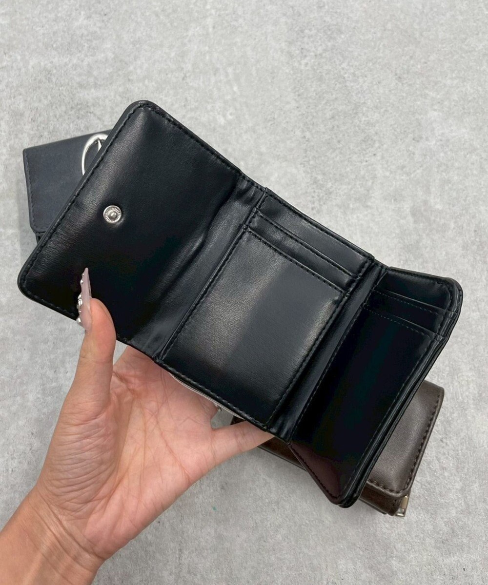 WEGO BIGメタルパーツフラップウォレット 