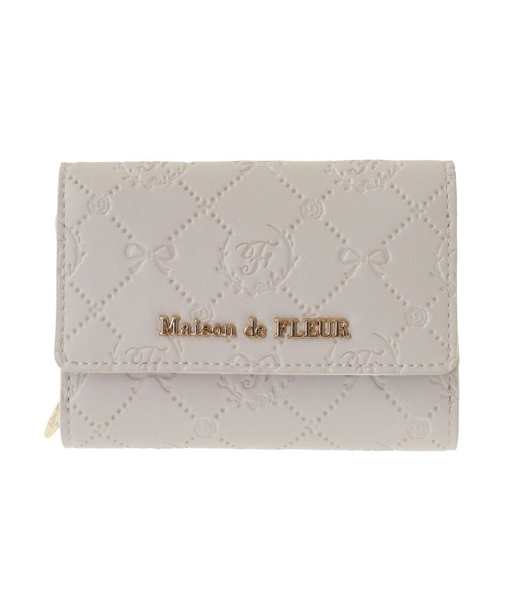 Maison de FLEUR EC限定カラーモノグラムウォレット 