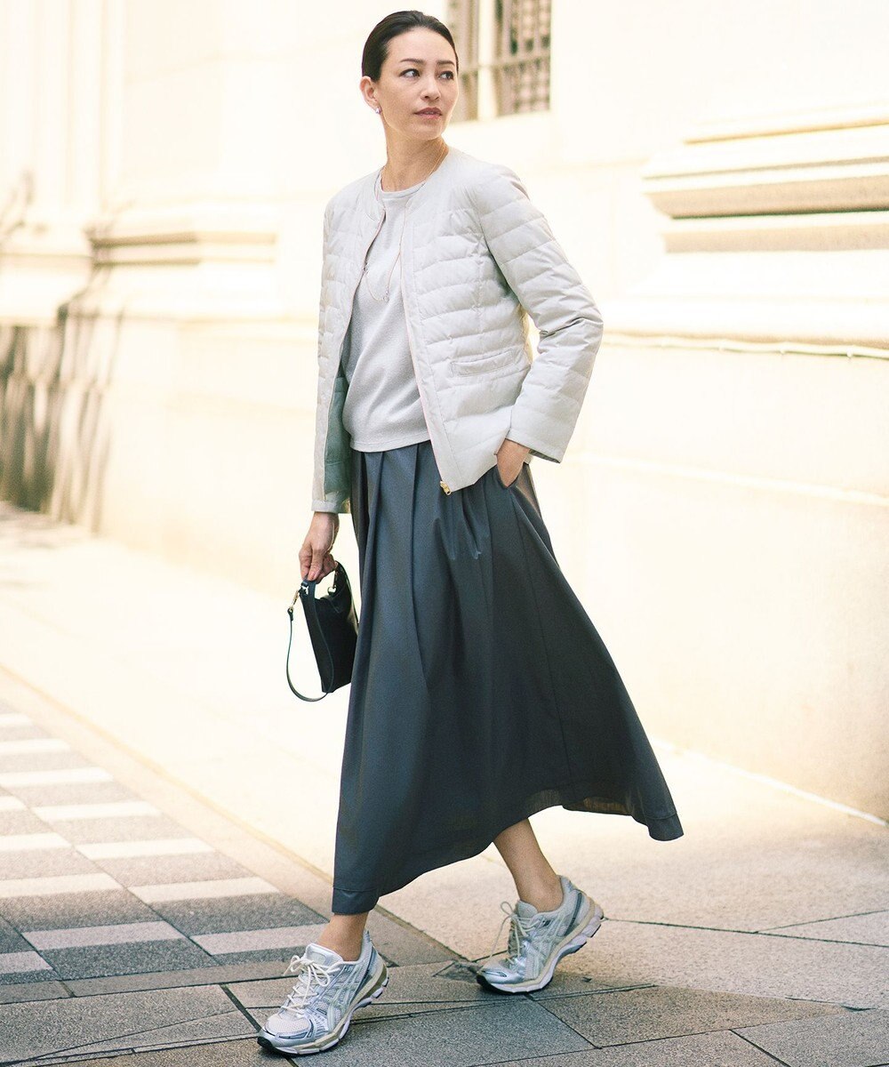 自由区 【カタログ掲載】ライトダウンリバーシブルノーカラー ジャケット 