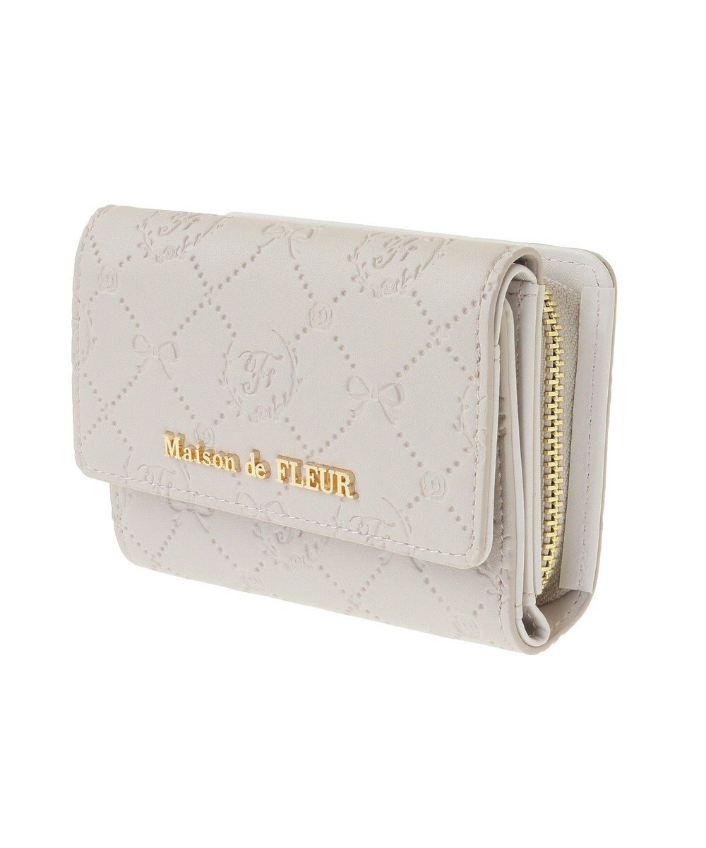 Maison de FLEUR EC限定カラーモノグラムウォレット 