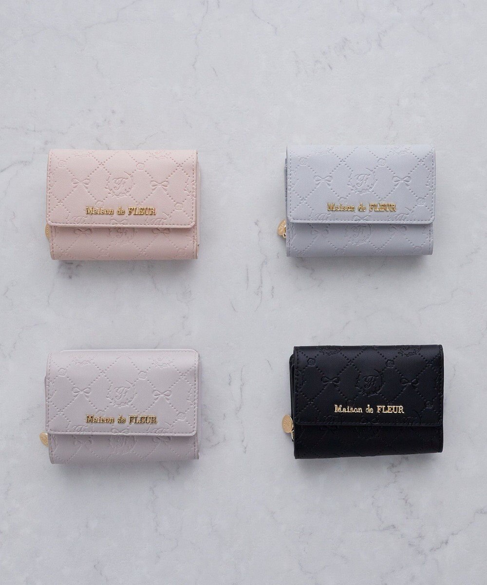 Maison de FLEUR EC限定カラーモノグラムウォレット 