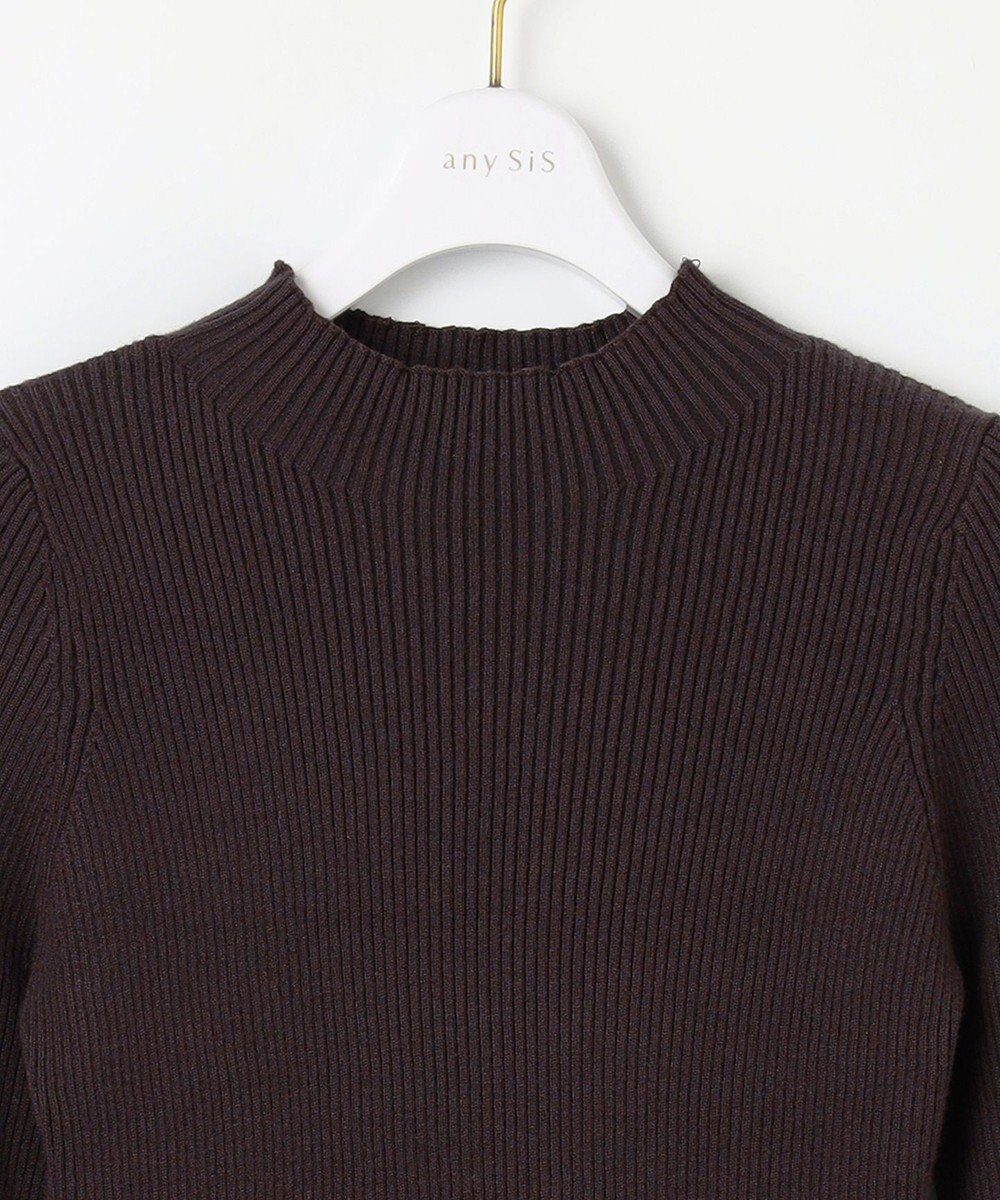 ANY SIS 【洗える】オーロラサテンコンビ ワンピース 