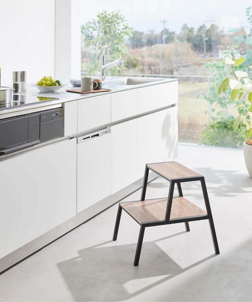 tower 踏み台 タワー 2段 ブラック 