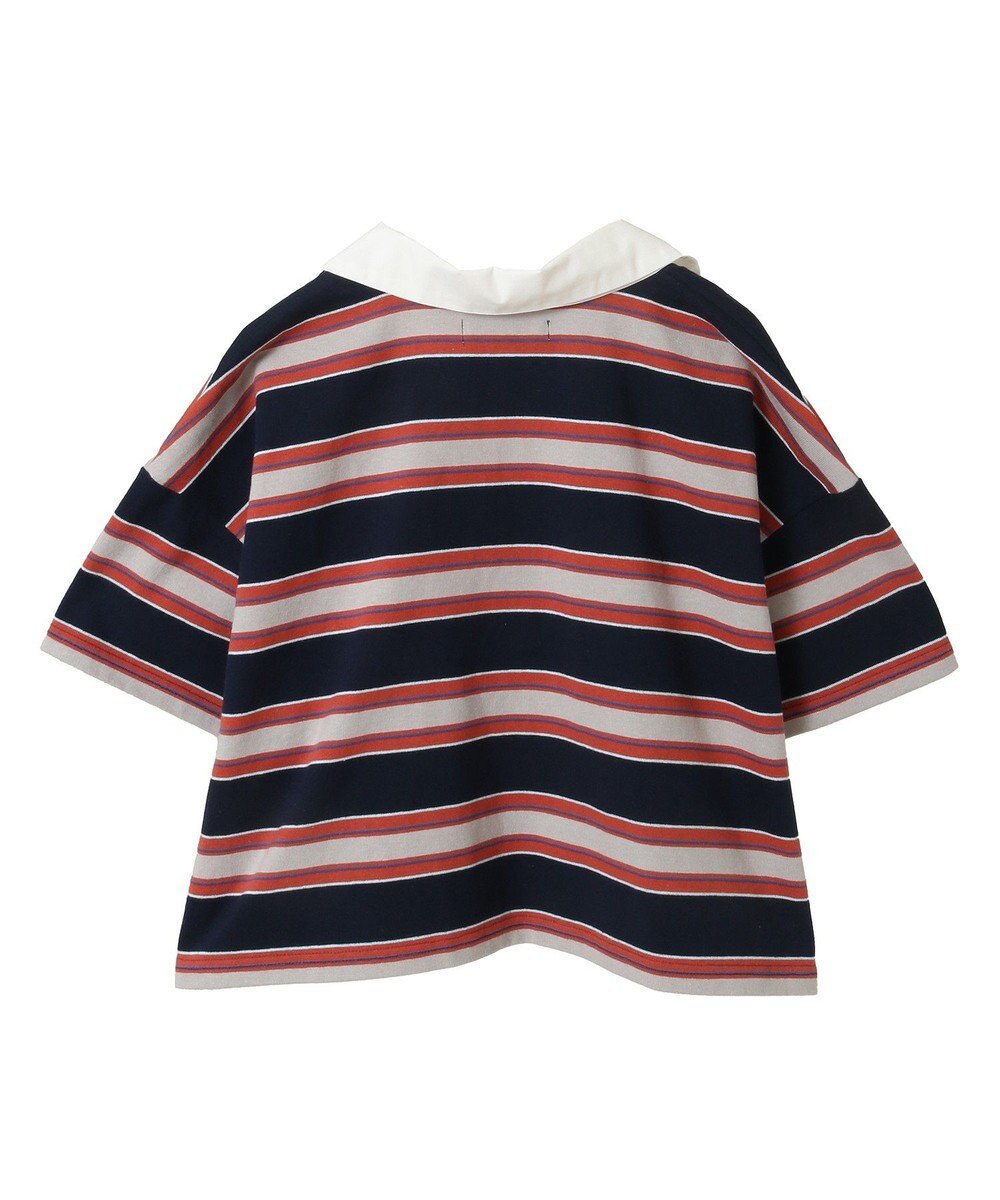 Green Parks エムブレム刺繍ショートボーダーカットソー 