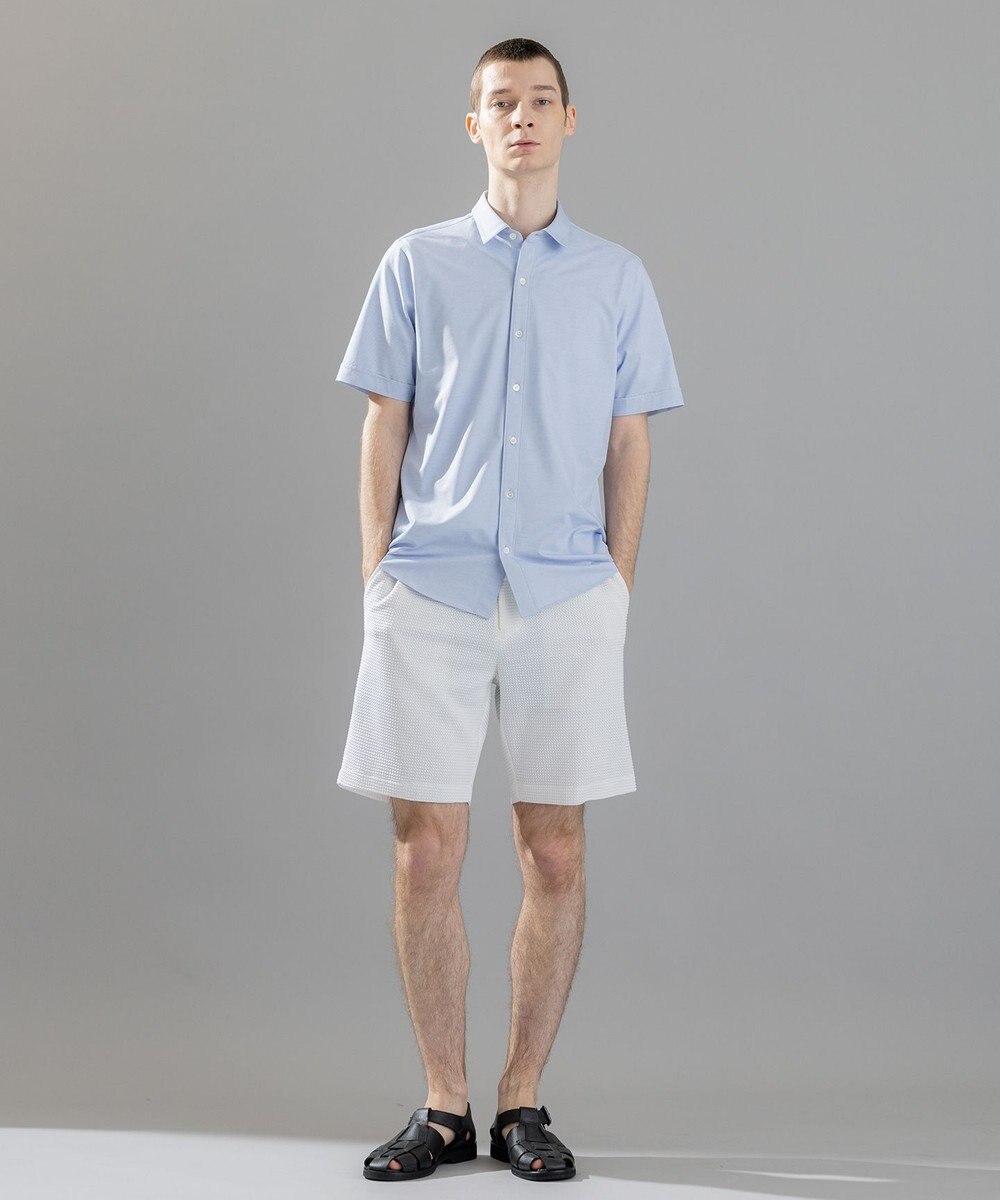 JOSEPH HOMME 新素材【洗える/ストレッチ】ハイゲージコットンジャージー 　レギュラーカラーシャツ 