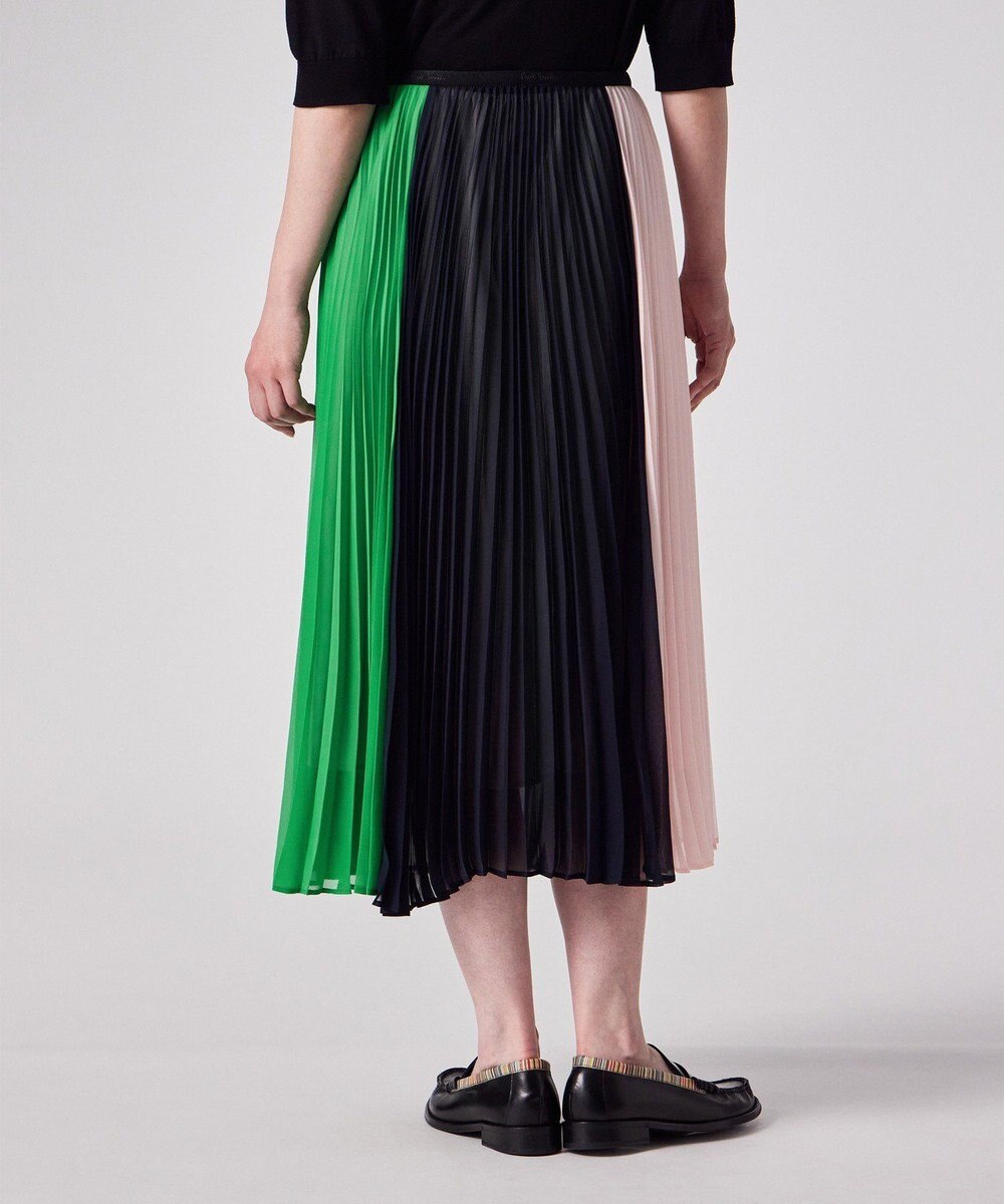 Paul Smith ブロッキング プリーツ スカート 