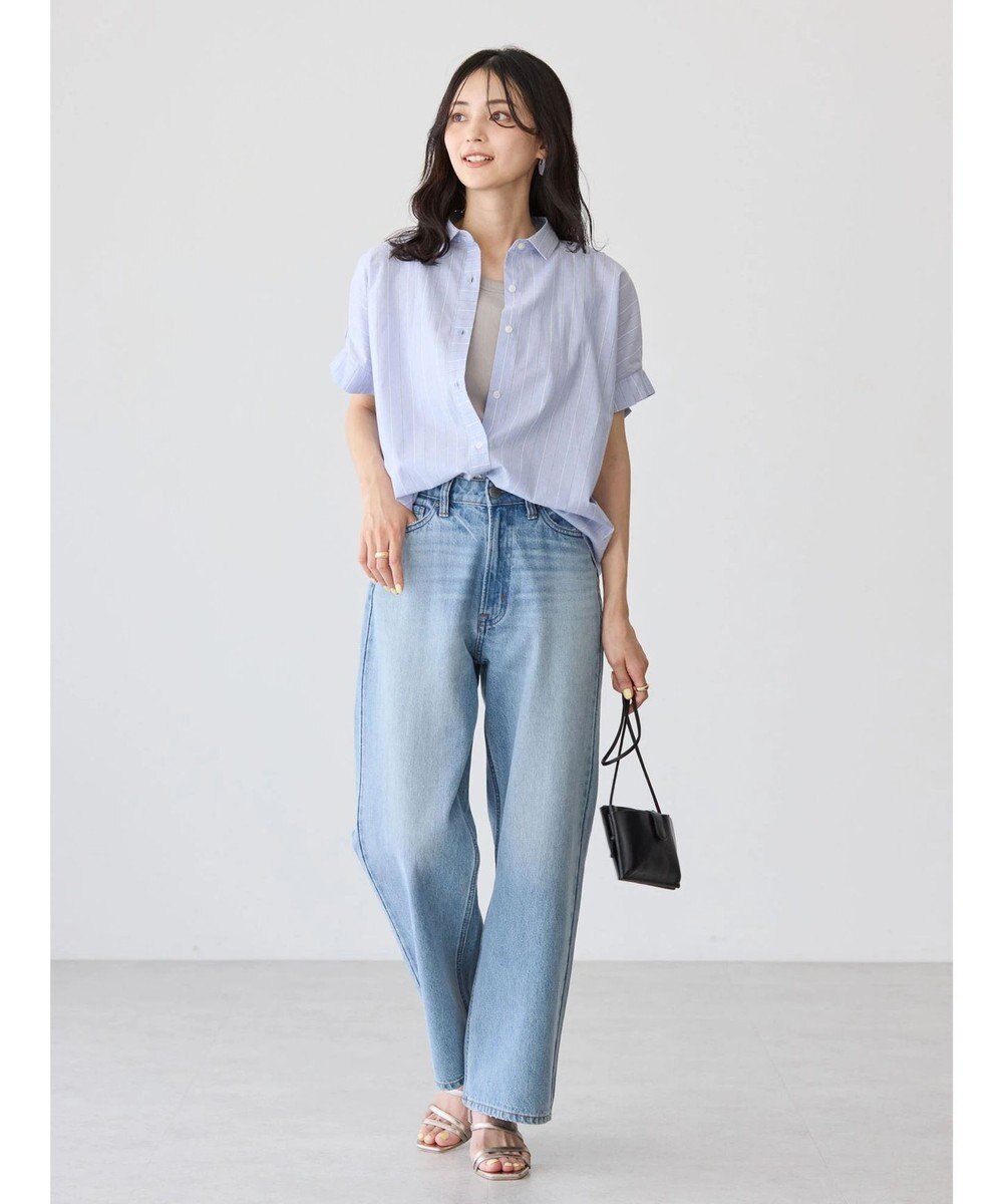 AMERICAN HOLIC ＵＶカット袖タックフレンチスリーブシャツ 