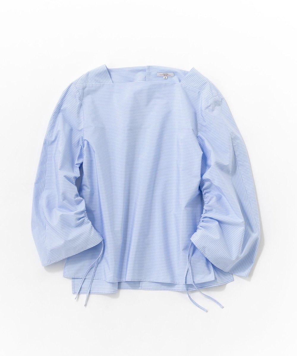 23区 【Oggi4月号掲載/洗える】CANCLINI デザインスリーブ ブラウス 