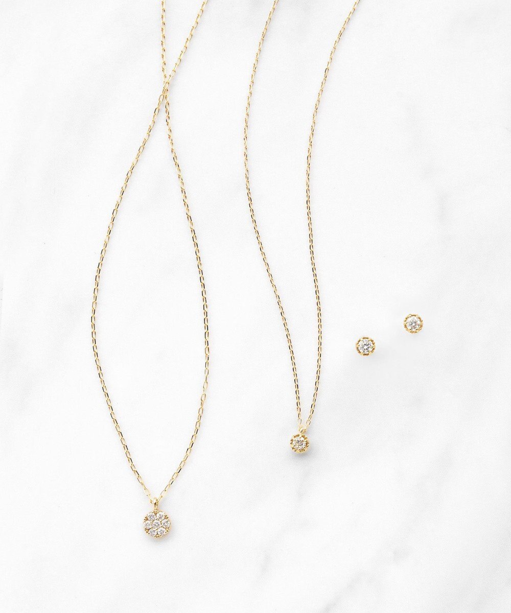 TOCCA 【WEB限定】FLORA K18 DIAMOND  K18 PIERCED EARRINGS K18 ダイヤモンド ピアス 