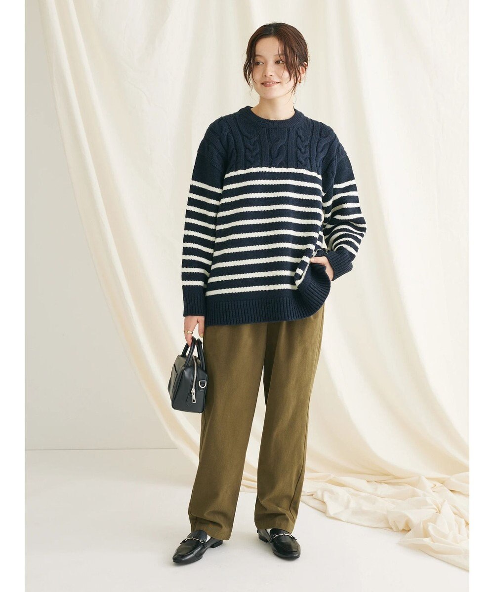 CRAFT STANDARD BOUTIQUE ケーブル×ボーダードッキングプルオーバー 