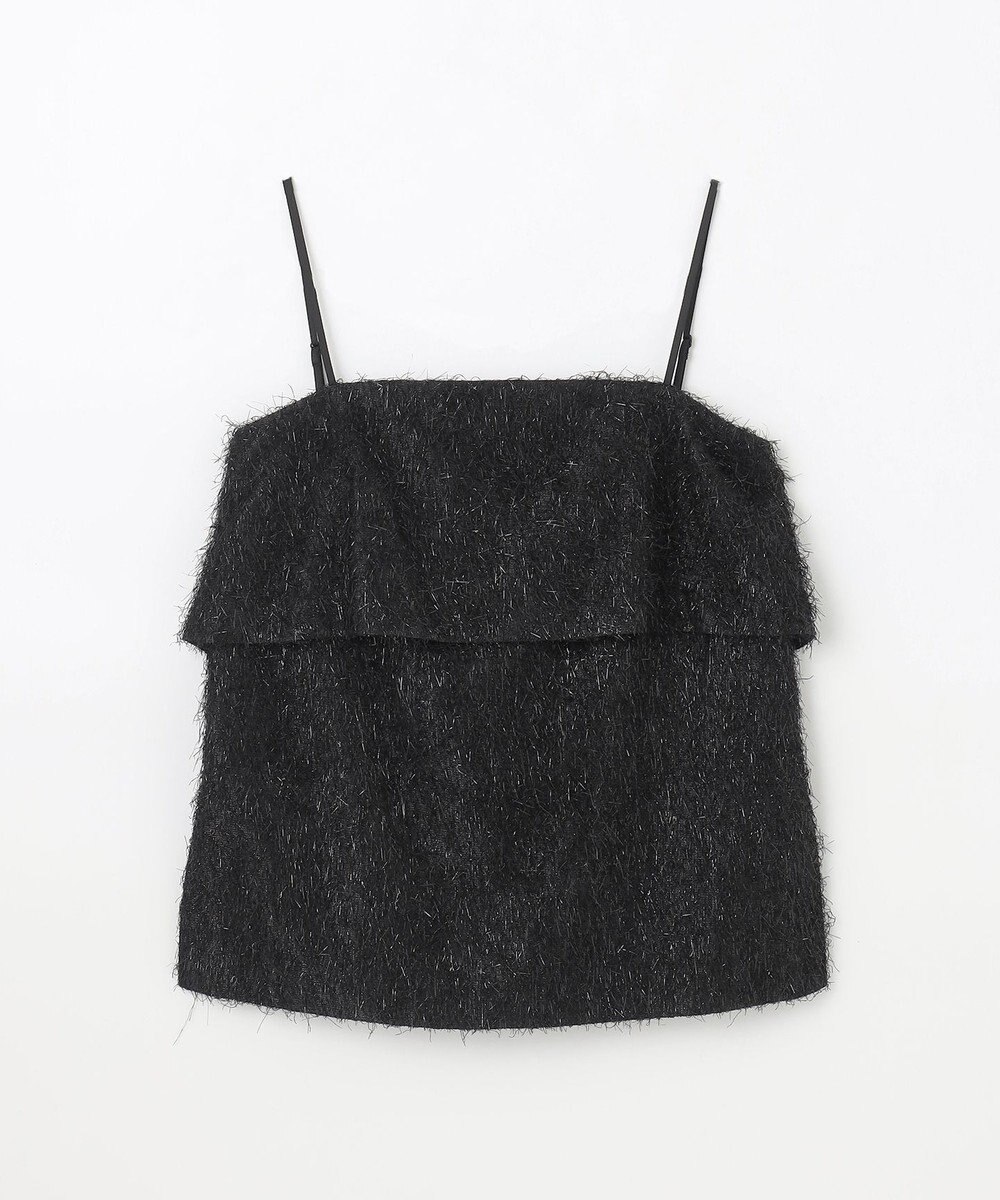 GRACE CONTINENTAL フリンジジャガードノースリーブ トップ 