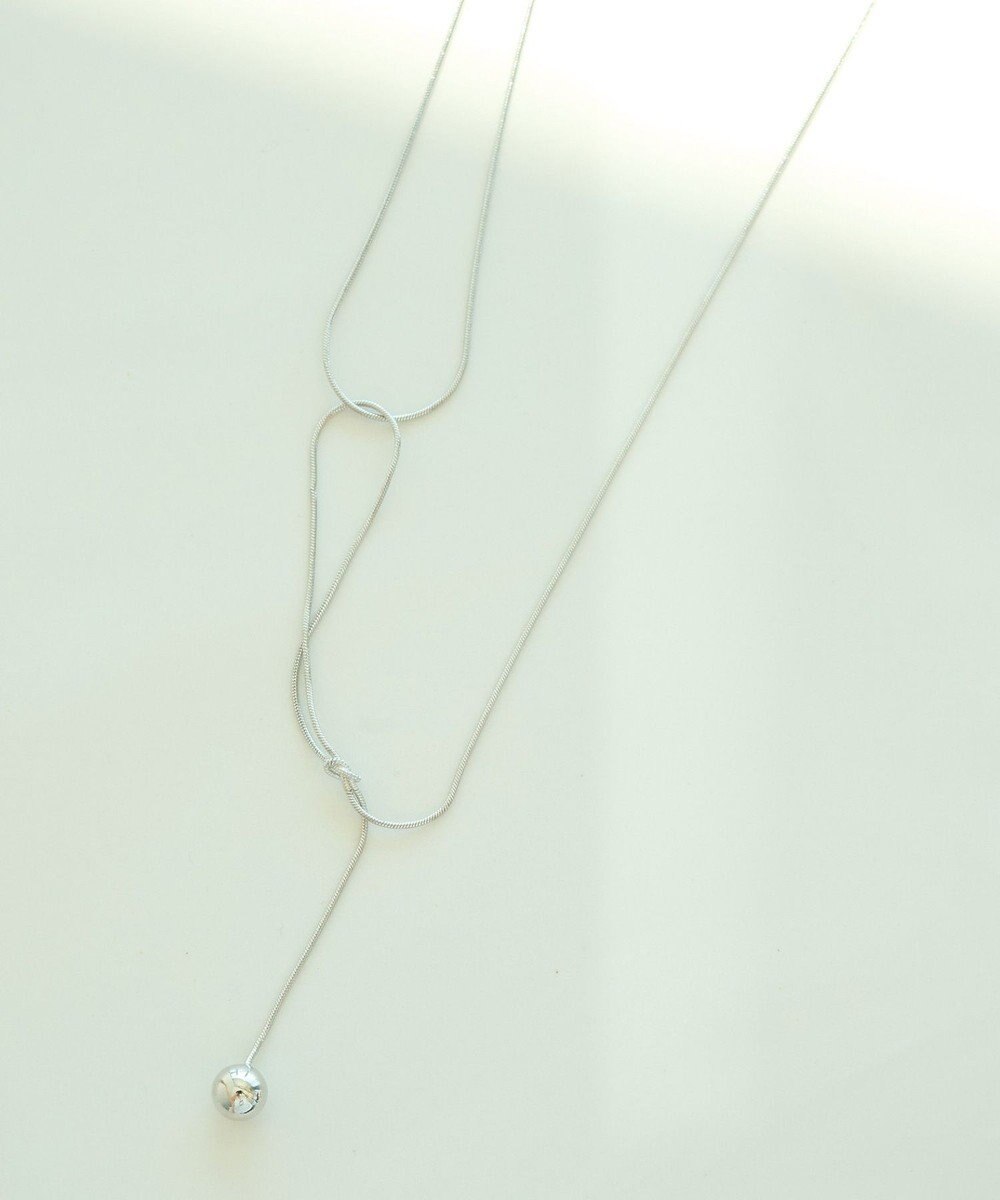 YECCA VECCA アシメデザインワントップネックレス 