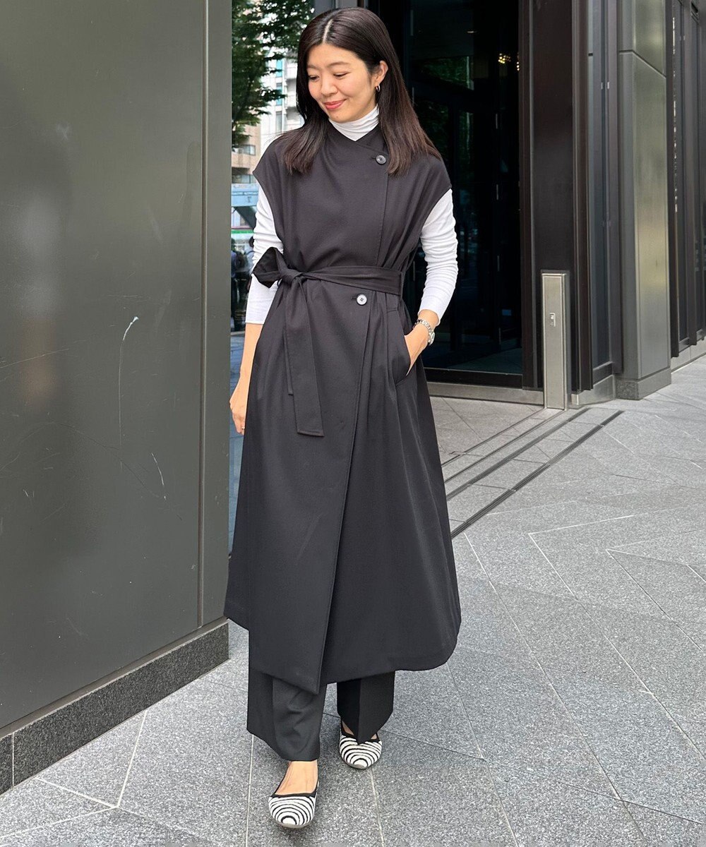 UNFILO スリーブレスコート 