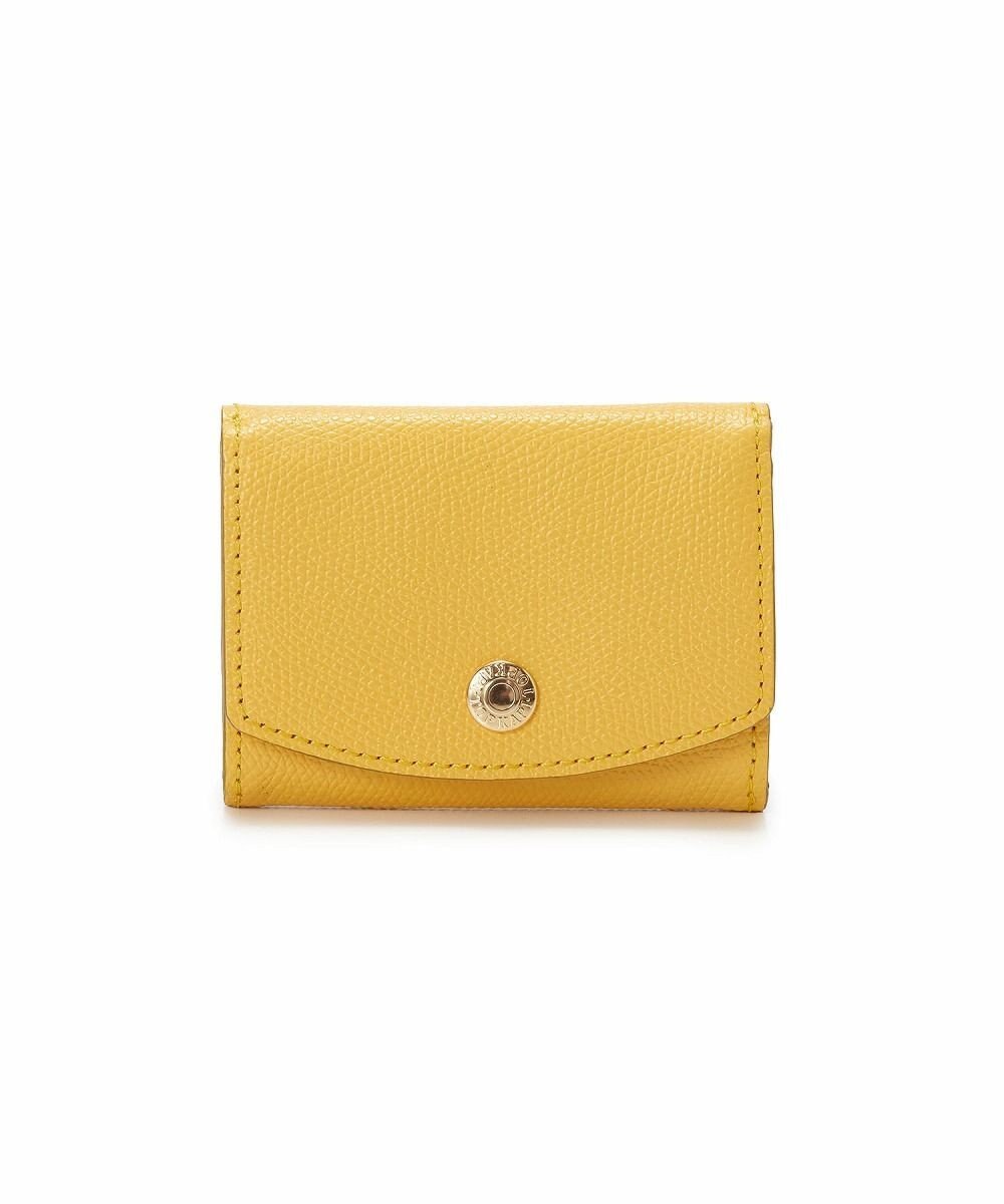 TOPKAPI 【TOPKAPI】角シボ型押し・ラウンドフラップ  三つ折り 財布 COLORATO コロラート 