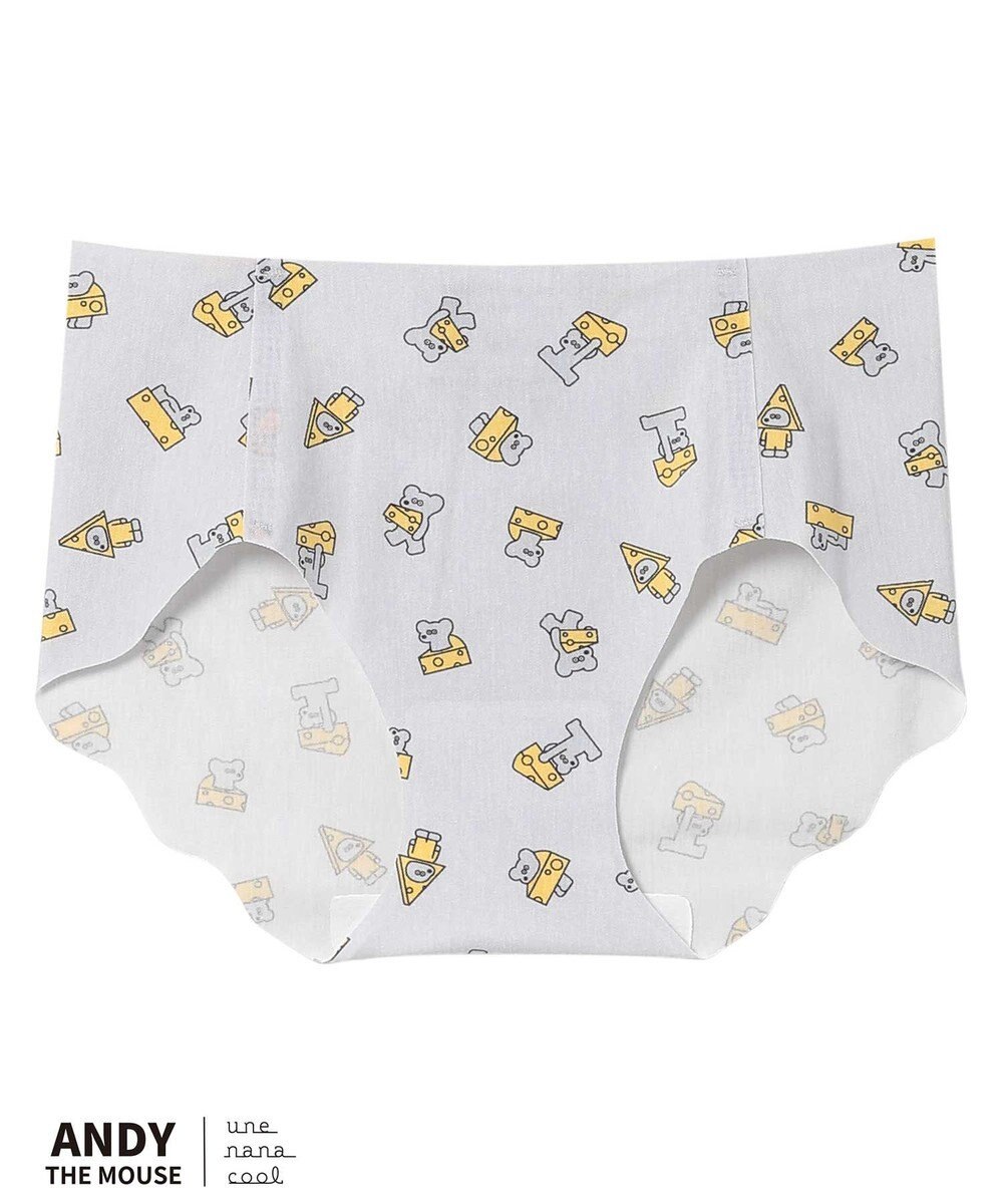 une nana cool MADE WITH ねずみのANDY【綿混】フラット仕上げショーツ 
