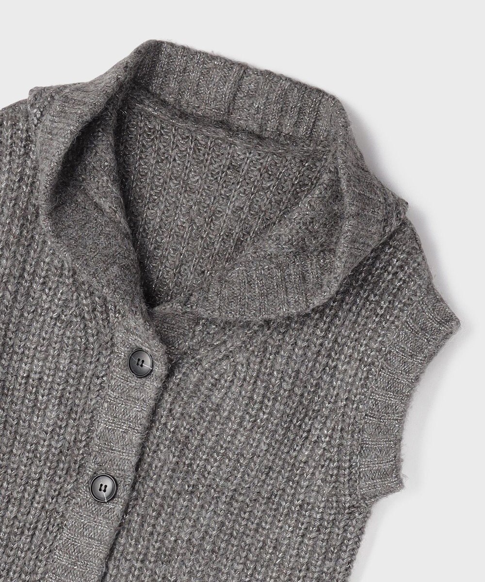 GRACE CONTINENTAL ラメニットベスト 