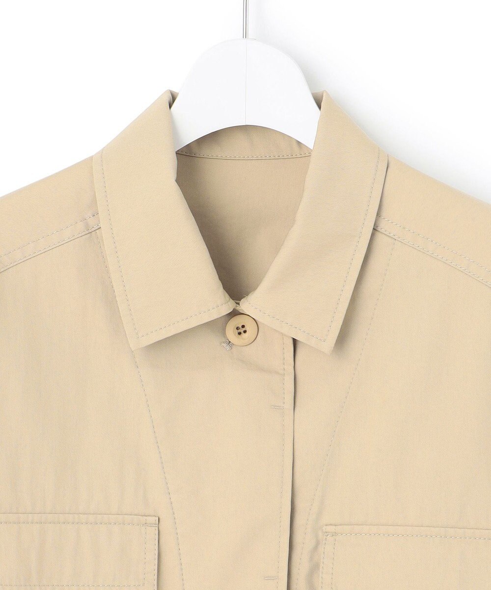 23区 L 【SLOW/一部店舗限定】ハイカウントギャバ ミリタリージャケット 