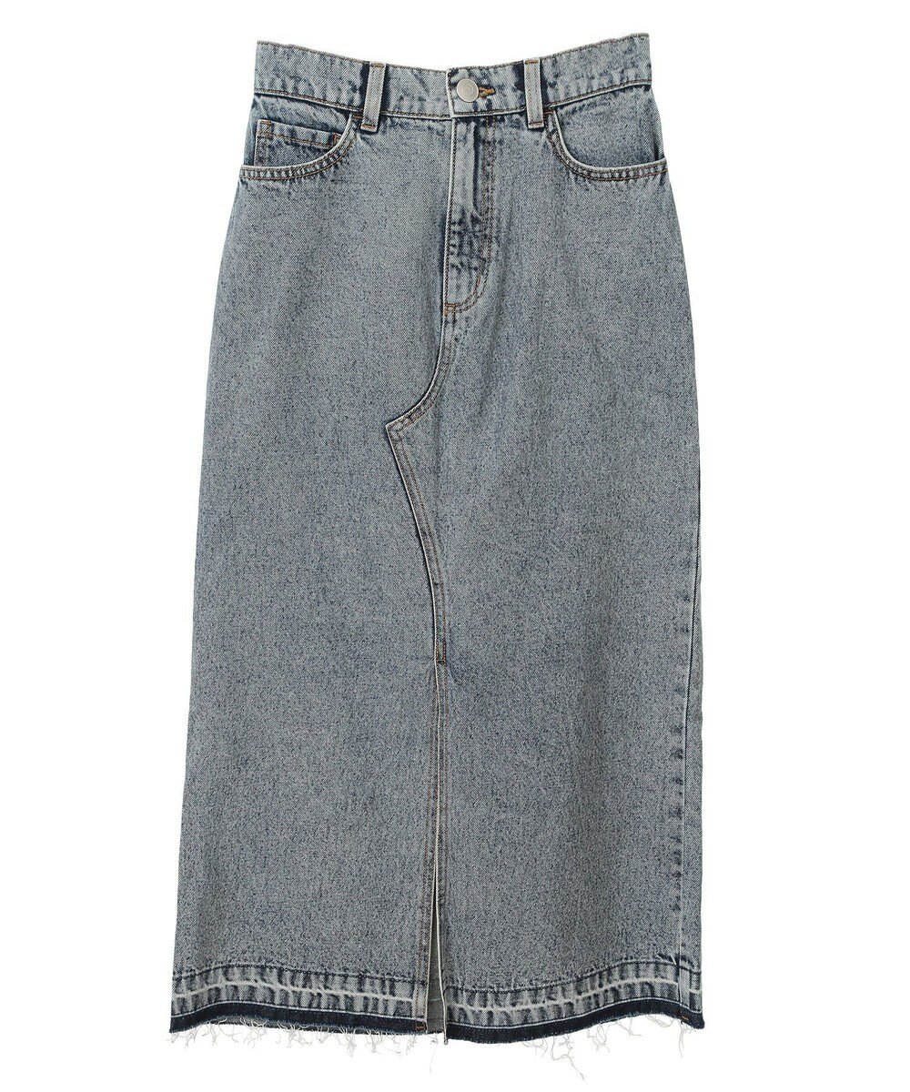 Green Parks フロントスリットデニムロングスカート 