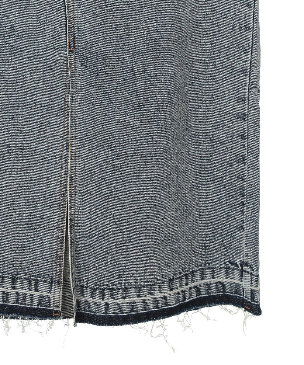 Green Parks フロントスリットデニムロングスカート 