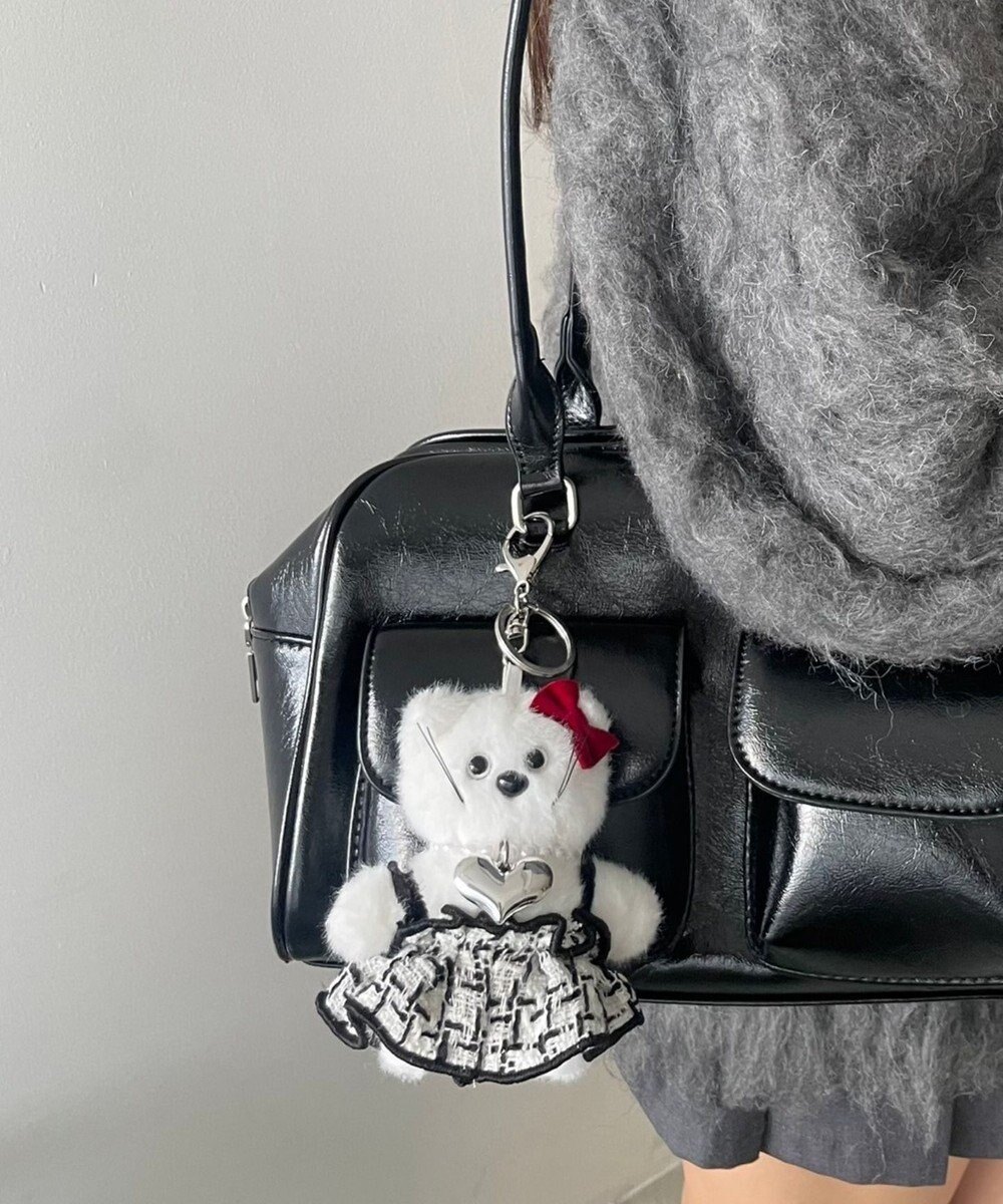 WEGO ゴージャスキャットぬいぐるみキーホルダー 