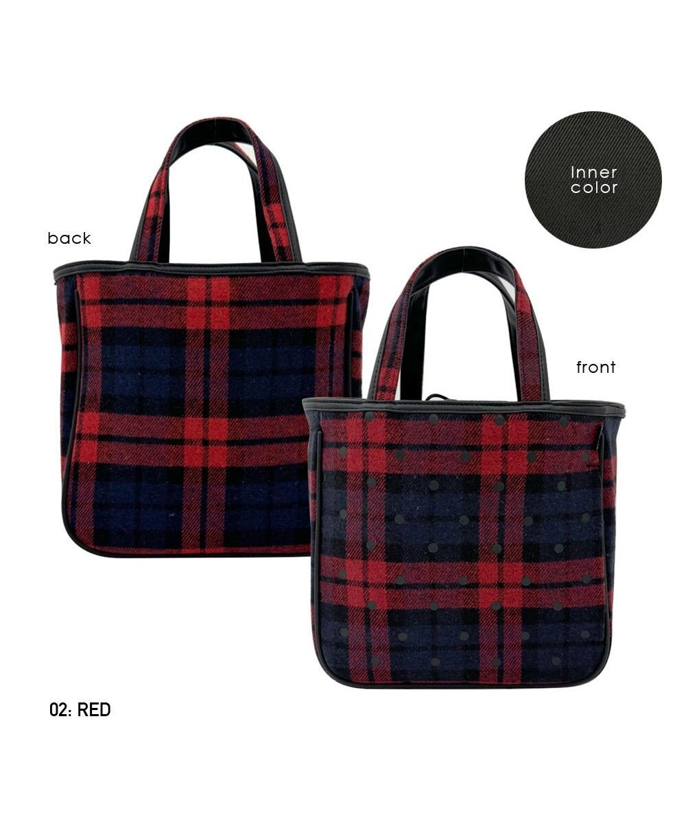 ROOTOTE 1344【フェルト生地】LT.スクエア.ドットチェック-A 