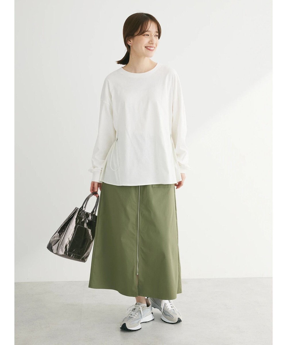 Green Parks ドロストドッキング長袖プルオーバー 