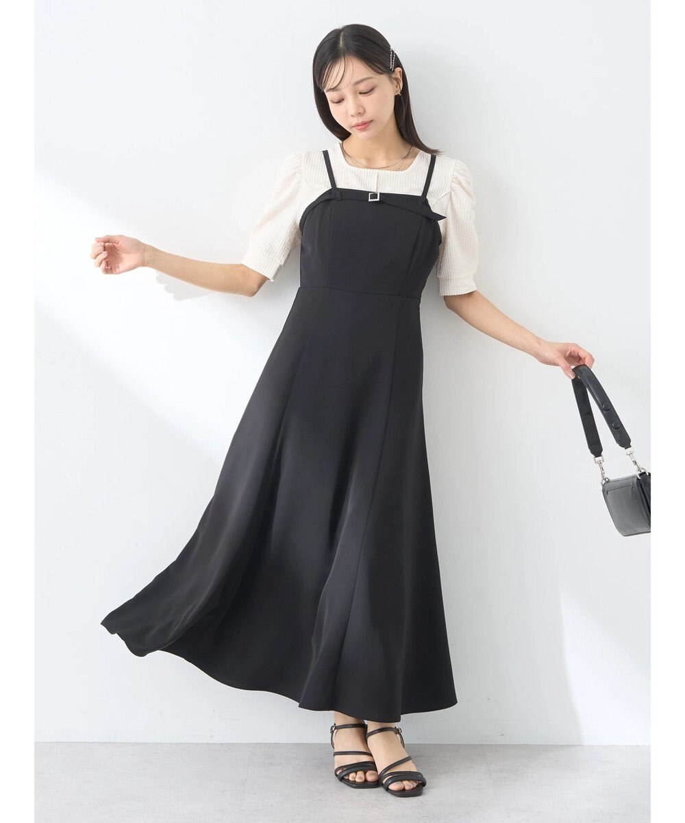 earth music&ecology 胸元ベルトキャミワンピース 