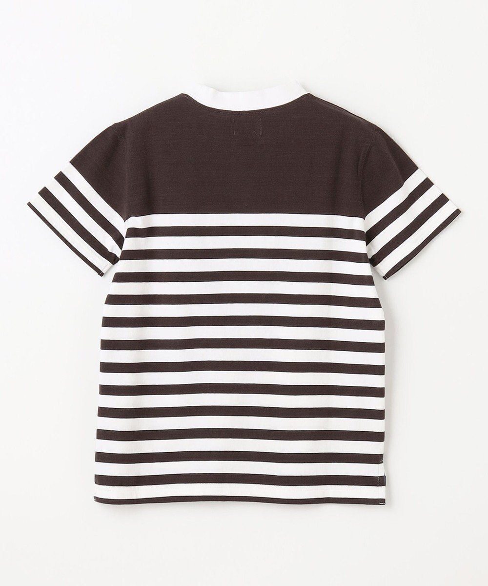 J.PRESS KIDS 【110-130cm】パネルボーダーハウスロゴ Ｔシャツ 