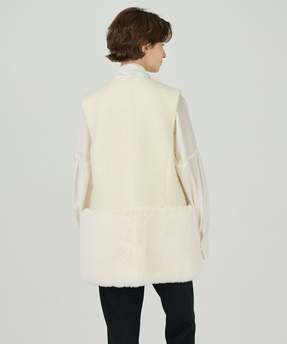 GRACE CONTINENTAL モヘアシャギーベスト 