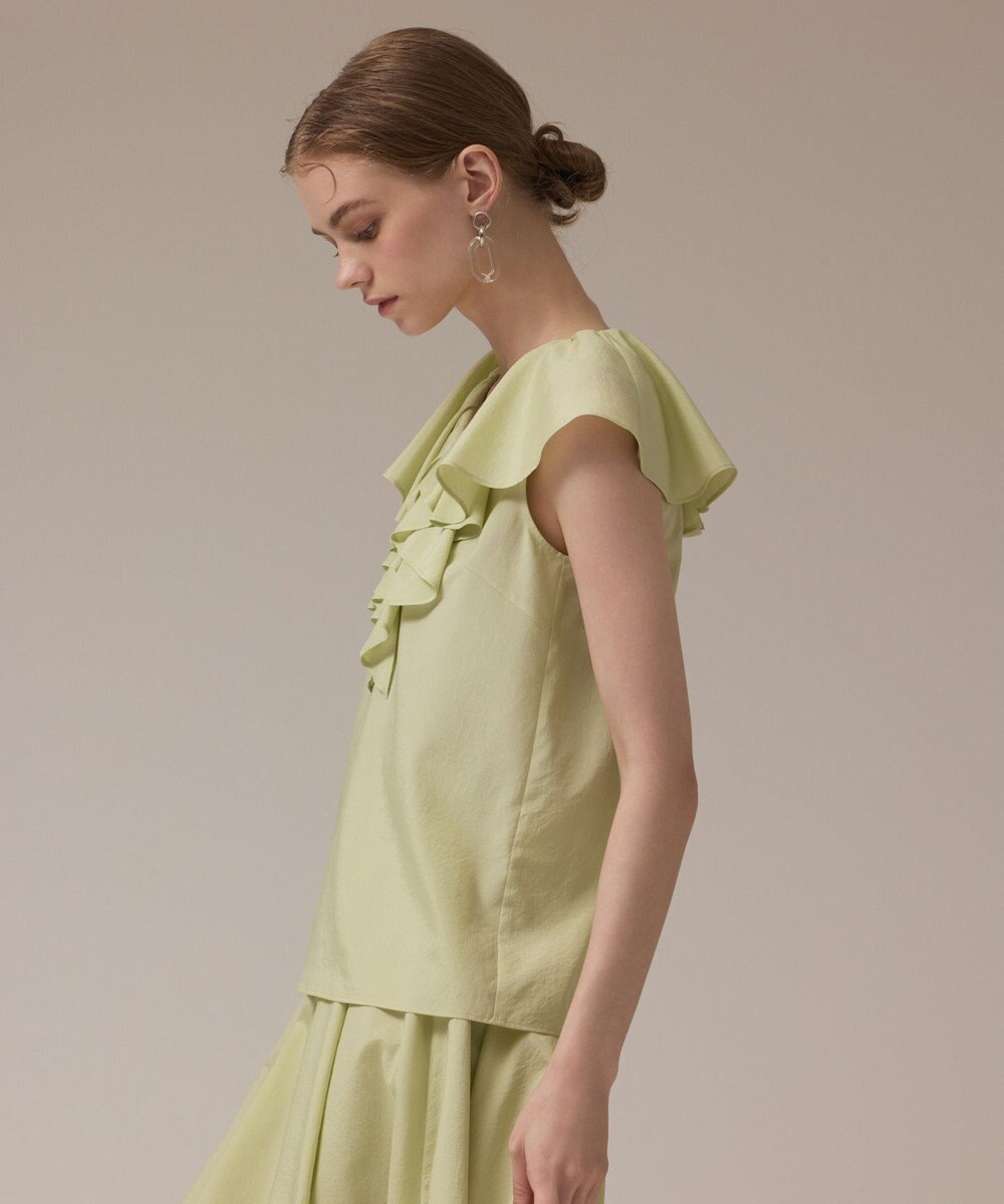 GRACE CONTINENTAL フリルカラートップ 