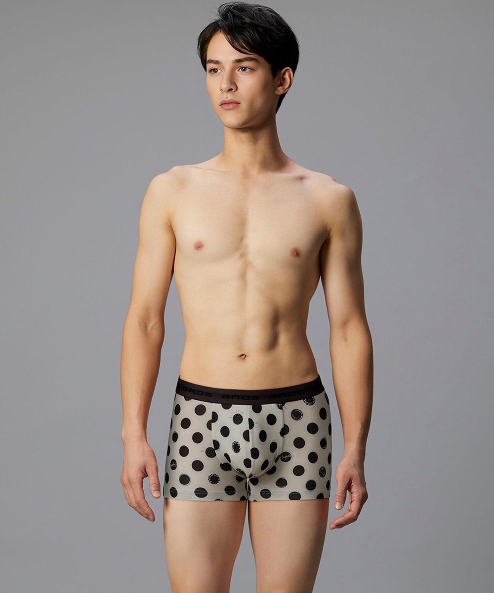 WACOAL MEN ボクサーパンツ【キモチ届けるパンツ】フロント快適設計 肌あたり軽減設計 前閉じ 下着 オリジナルメッセージカード付き GT3424 /ブロス バイ ワコールメン 