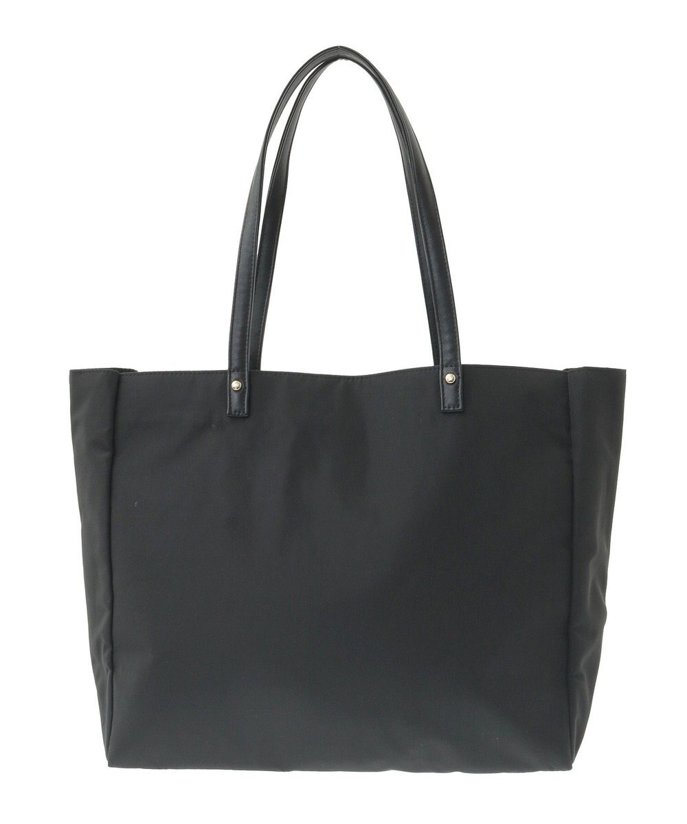 Maison de FLEUR リボンチャーム付き3ルームトートバッグ 