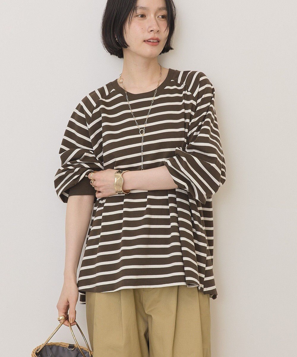 AMERICAN HOLIC フレアラグランボーダーロンＴ 