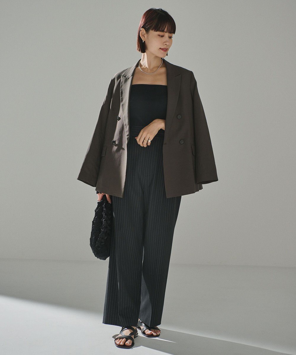 uncrave リブ キャミソール(カップ付き) 