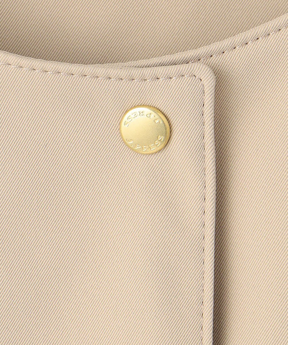 J.PRESS LADIES 【洗える】ソロテックス ドライツイル ノーカラー コート 