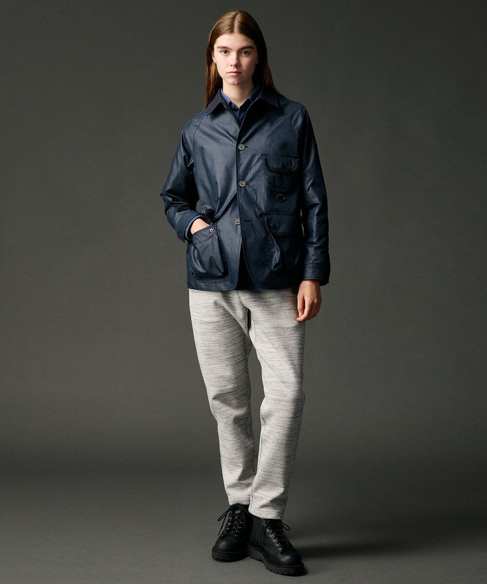 JOSEPH ABBOUD MOUNTAIN 【ストレッチ】ヴィンテージワックスストレッチアウトドア ブルゾン 