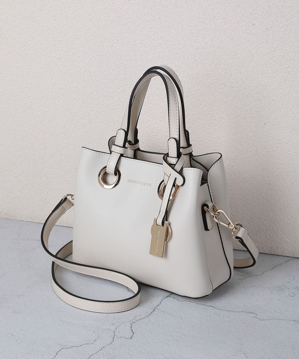 style code 【MERCURYDUO/マーキュリーデュオ】メタルアイレット　ミニショルダーバッグ、ハンドバッグ 