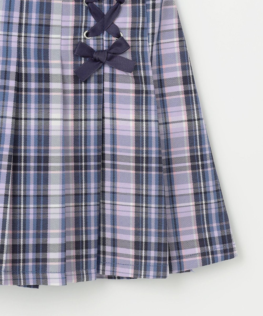 ANY KIDS チェック柄 ガーリー スカパン 