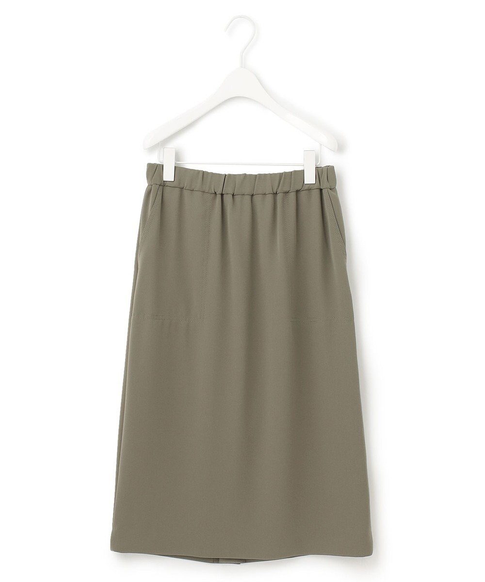 ICB 【WEB限定カラーあり・洗える】ライトダブルクロス スカート 