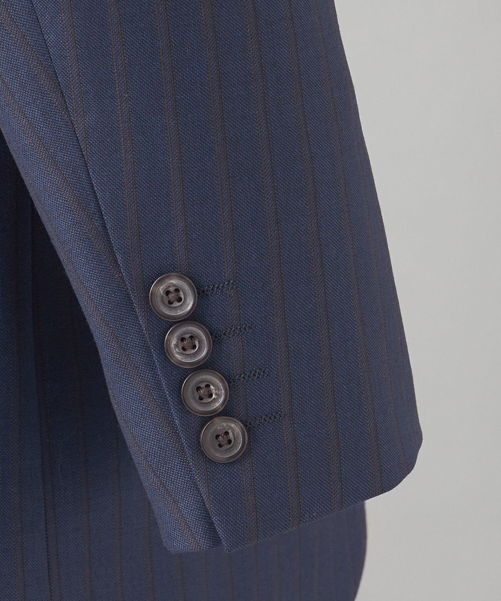GOTAIRIKU 【DORMEUIL】AMADEUS365 スーツ（ネイビーストライプ） 