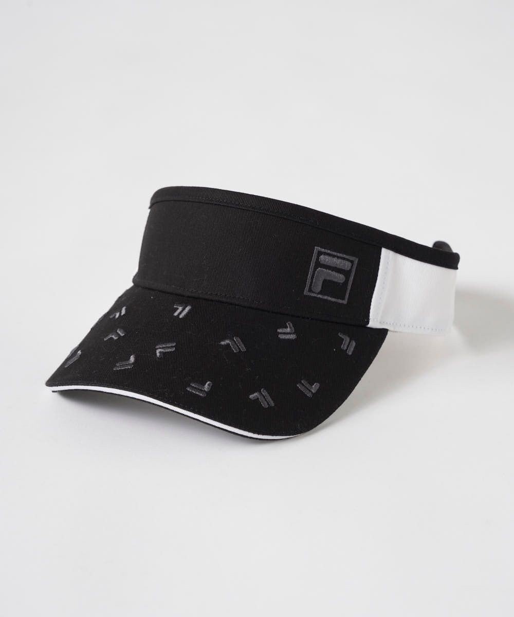 FILA GOLF／marie claire 【FILA GOLF】 総柄サンバイザー 