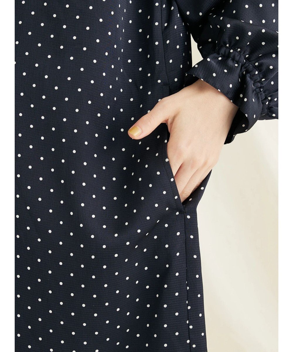 CRAFT STANDARD BOUTIQUE 柄ギャザーマキシワンピース 