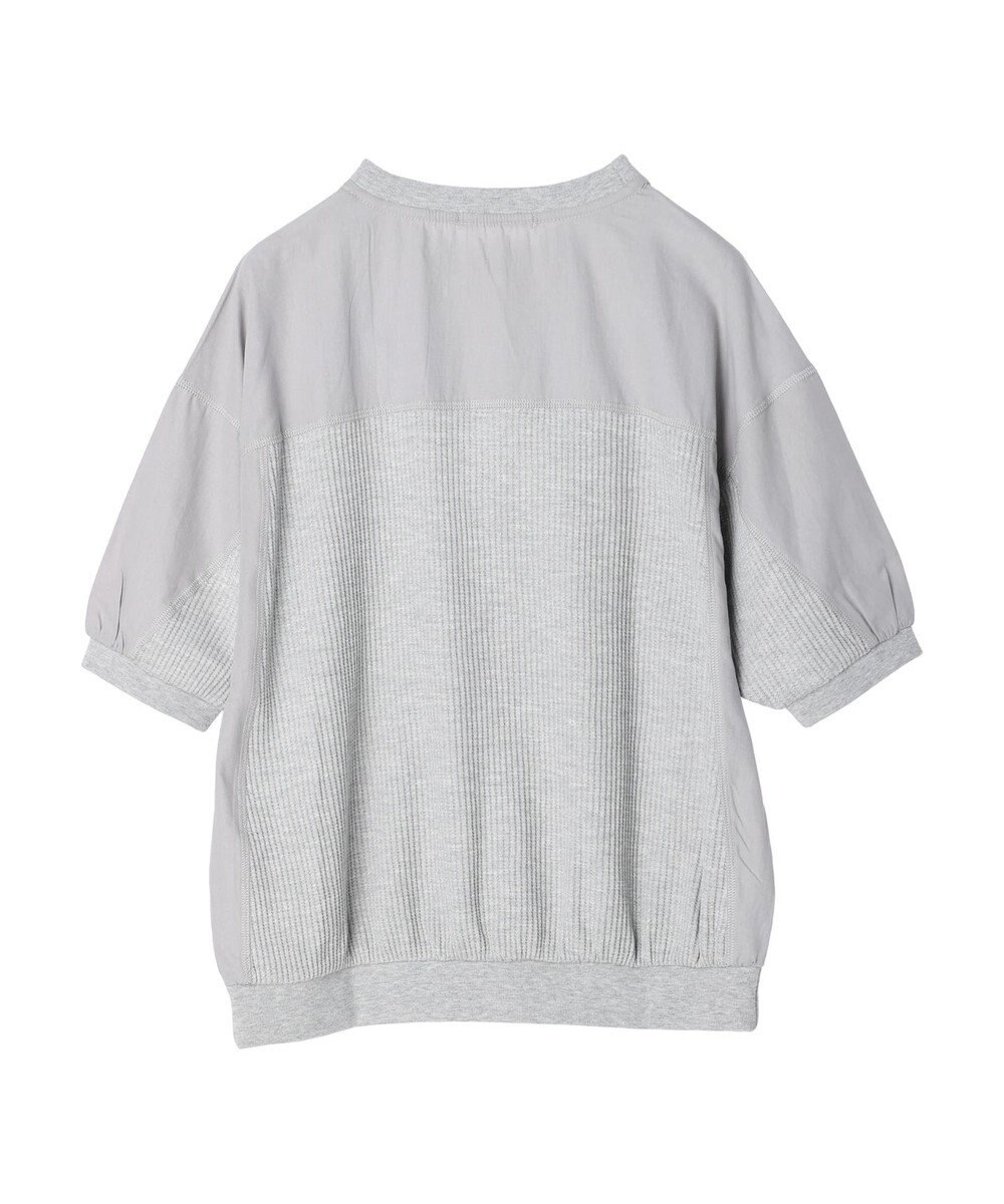 Green Parks ワッフル布帛ドッキングプルオーバー 