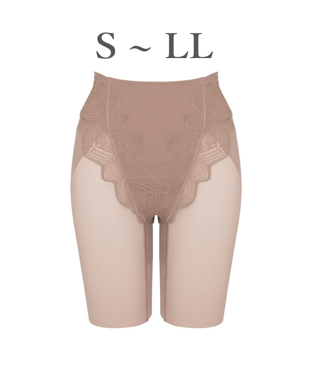 BRADELIS New York 【BRADELIS New York】メッシュシェイプガードル 1枚履き可能 補整 ガードルショーツ 太もも細見え ヒップアップ 