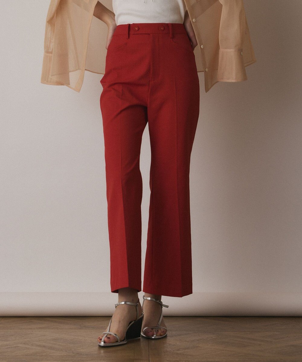 GRACE CONTINENTAL ストレッチフレアパンツ 