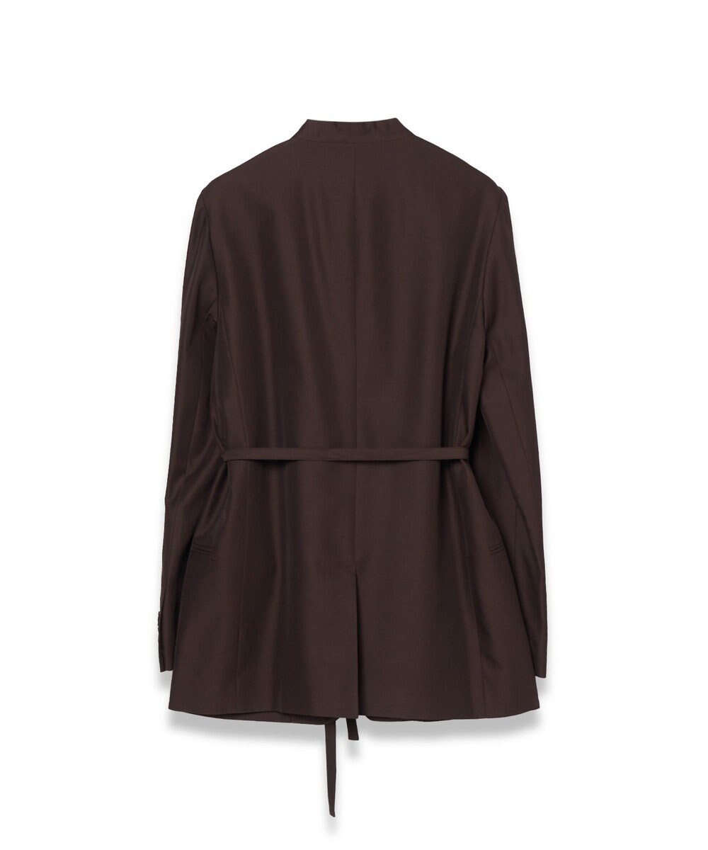 JOSEPH ソフトコットンシルク　ノーカラージャケット 