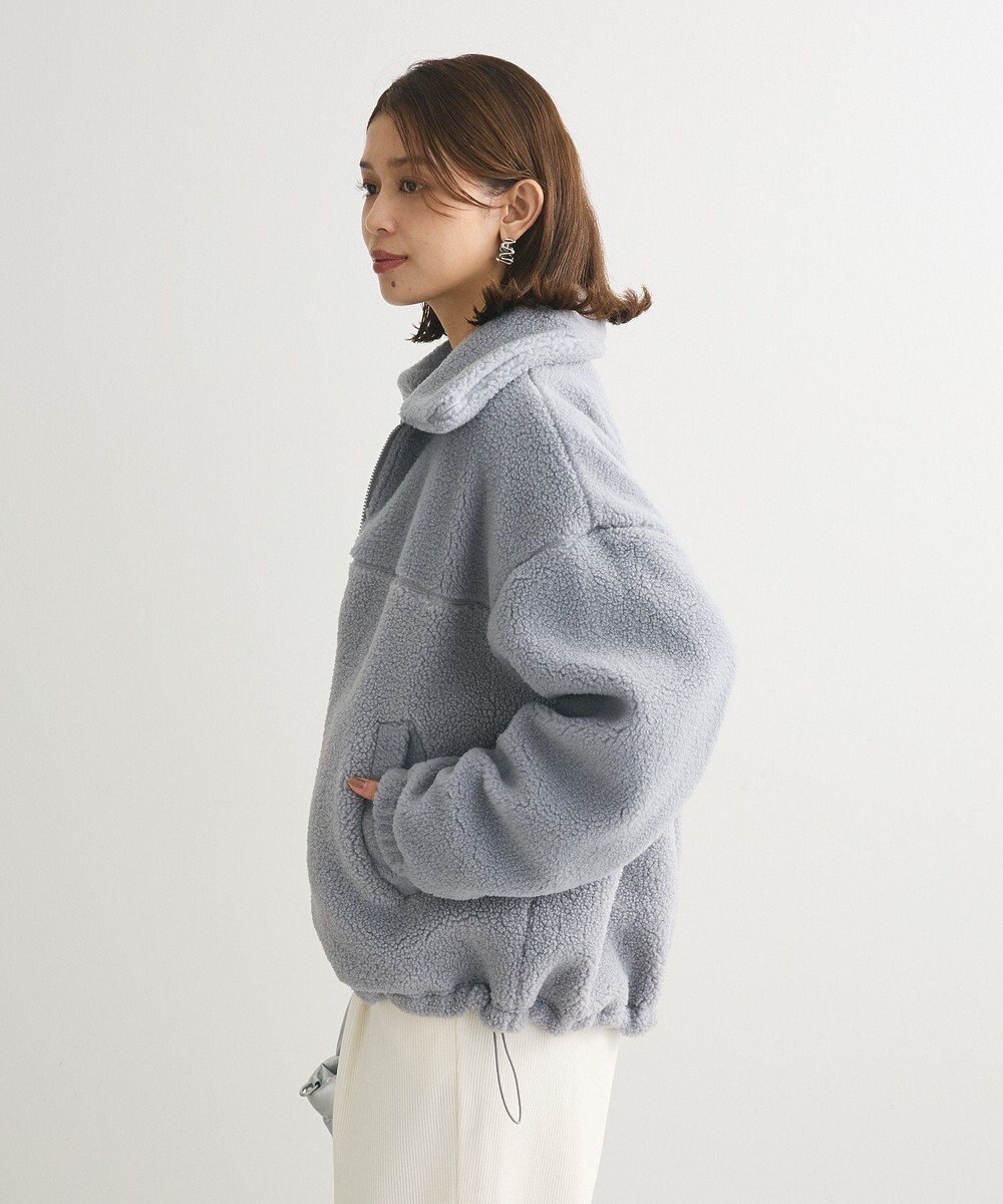 Green Parks リバーシブルコンビボアブルゾン 