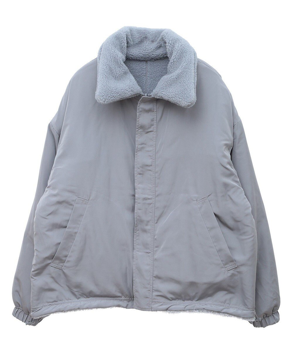 Green Parks リバーシブルコンビボアブルゾン 
